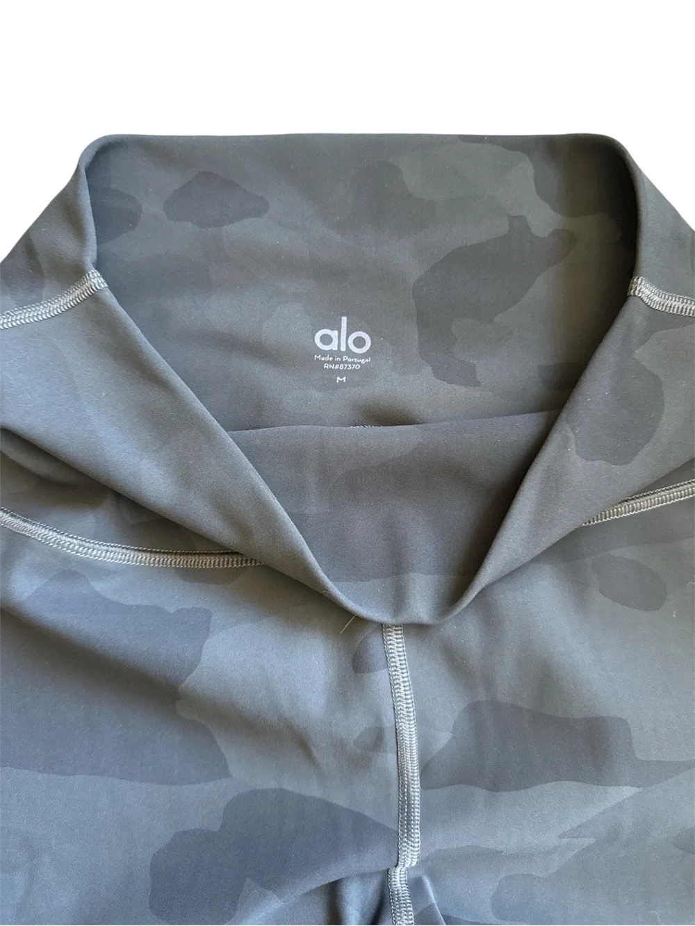 Alo Dark Gray Camo High-Waist Leggings